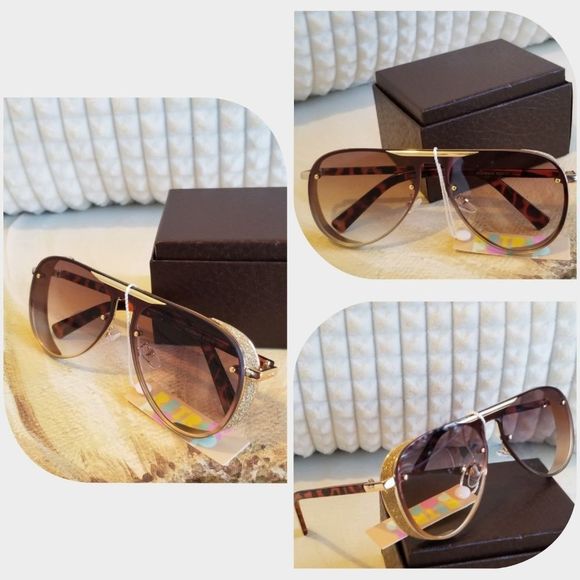 Accessories - MIRROR SUNGLASSES WOMEN GOLDEN FEMALE METAL FRAME